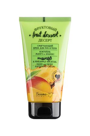 Belita M Fruit Dessert Cream for Hands and Body Softening "Cocktail Mango and Pineapple"150g